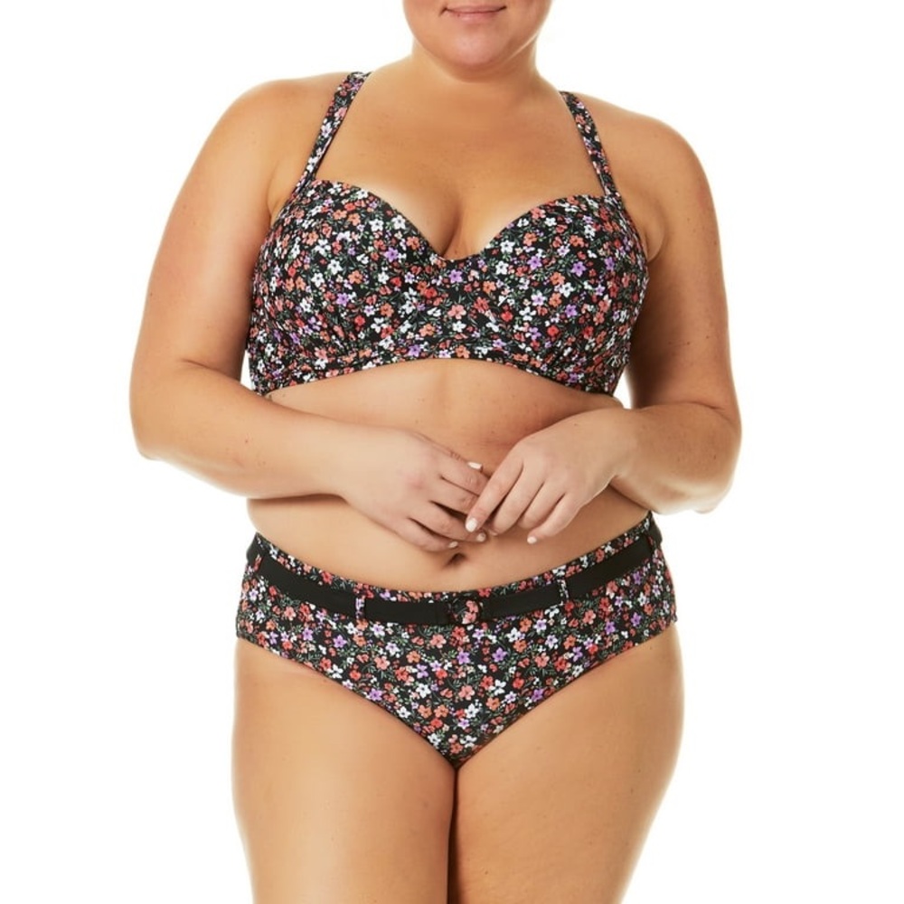 Time and Tru flower print bikini size 1X